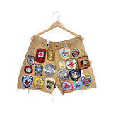 South Archive Patch Shorts - Denim (36W) PS-006
