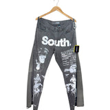 South Archive Flare Jeans - (34x32) Brown/Gray (1 OF 1) FJC-013