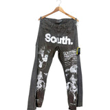 South Archive Flare Jeans - (34x34) Brown/Gray (1 OF 1) FJC-005