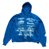 Vintage Lonestar State Hoodie - Dark Blue (Adult Large)