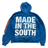 Vintage Lonestar State Hoodie - Dark Blue (Adult Large)