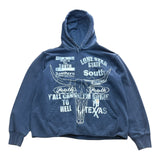 Vintage Lonestar State Hoodie - Navy (Adult Large)