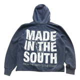 Vintage Lonestar State Hoodie - Navy (Adult Large)