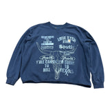 Vintage Lonestar State Pocket Crewneck - Navy (Adult XXL-XXL Tall)