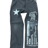 Vintage South Ammo Rapid Fire Pants - Gray (36W x 32L)