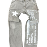 Vintage South Ammo Rapid Fire Jeans - Beige (36W x 30L)