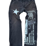 Vintage South Ammo Rapid Fire Pants - Ash Black/Rust (34W x 30L)