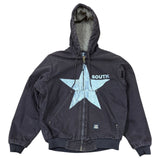 Vintage South Star Active Jacket - Dark Brown (Adult Medium)