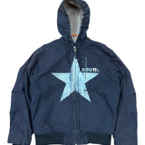 Vintage South Star Active Jacket - Black (Adult Medium)