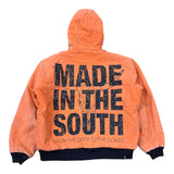 Vintage South Star Carhartt Active Jacket - Orange/Black (Adult Large)