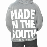 Vintage South Horses Hoodie - Gray (Adult Large)