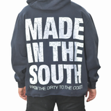 Vintage South Horses Hoodie - Navy (Adult Large)