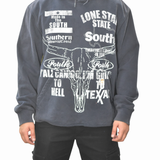 Vintage Lonestar State Hoodie - Navy (Adult Large)