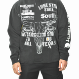 Vintage Lonestar State Hoodie - Black (Adult Large)