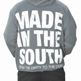 Vintage South Horses Hoodie - Gray (Adult Large)