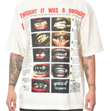 VINTAGE GRILLS T-SHIRT - CREAM/RED