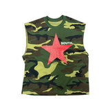 South Star C/O Shirt - Army/Red