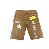 South Archive Wide Bottom Shorts - (34W) Tan (1 OF 1) WBS-012