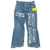 South Archive Import-Export Flare Jeans - (36x32) Denim (1 OF 1) FJ-004
