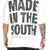 DIRTY SOUTH COMMANDMENTS T-SHIRT - CREAM