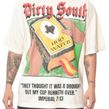 DIRTY SOUTH COMMANDMENTS T-SHIRT - CREAM