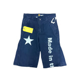 South Archive Wide Bottom Shorts - (32W) Navy (1 OF 1) WBS-025