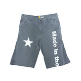 South Archive Wide Bottom Shorts - (36W) Gray (1 OF 1) WBS-019