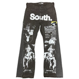 South Archive Flare Jeans - (34x34) Brown/Gray (1 OF 1) FJC-005