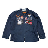 South Archive Patch Work Jacket - (XL) Navy WJ-001