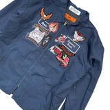 South Archive Patch Work Jacket - (XL) Navy WJ-001