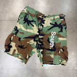MITS Vintage Cargo Shorts - Army Camo (M)
