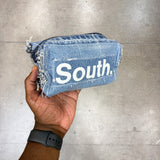 MITS Vintage South Toiletry Bag - Reconstructed Denim