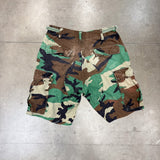 MITS Vintage Quote Shorts - Army Camo (XS)