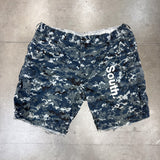 MITS Vintage Cargo Shorts - Blue Camo (XXXL)