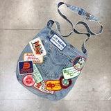 MITS Vintage Patches Shoulder Bag - Repaired Denim