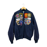 South Archive Patch Bomber Jacket - (XL) Navy WJ-003