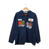 South Archive Patch Work Jacket - (XL) Navy WJ-002