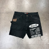 MITS Vintage Cargo Shorts - Black (XXL)