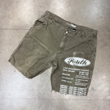MITS Vintage Cargo Shorts - Olive (XXL)