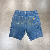 MITS Vintage Cargo Shorts - Denim (S-M)