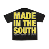 South Army Campaign T-Shirt - Off Black