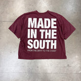 MITS Vintage Henley S/S Shirt - Maroon (XXL-TALL)