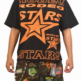 Rodéo Stars T-Shirt - Black/Orange