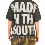 South Monster Truck T-Shirt - Black/Metallic Silver