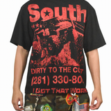South Monster Truck T-Shirt - Black/Red
