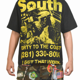 South Monster Truck T-Shirt - Black/Yellow