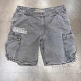 MITS Vintage Cargo Shorts - Light Gray (38W) S-048