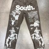 MITS South Archives Pants - Brown/Gray (34x32) P-034