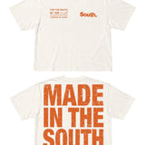 MITS Signature T-Shirt - Off White/Orange