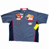 Vintage Patch Mechanic Work Shirt - Grey (XL-XXL)